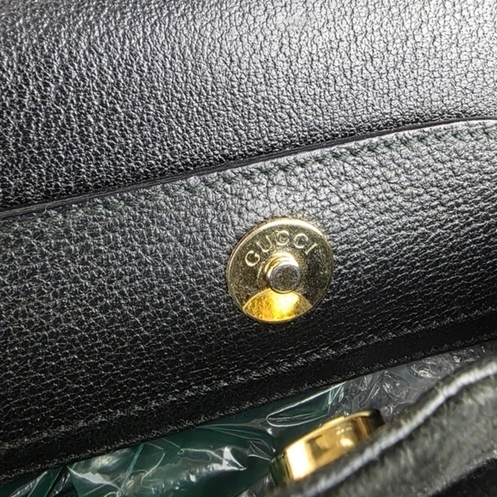 Gucci Black Suede Bamboo Handbag Circa 1980s/90s - Picture 15 of 15